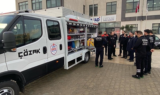 ÇÖZAK ekibi, yeni arama kurtarma aracı ile göreve hazır