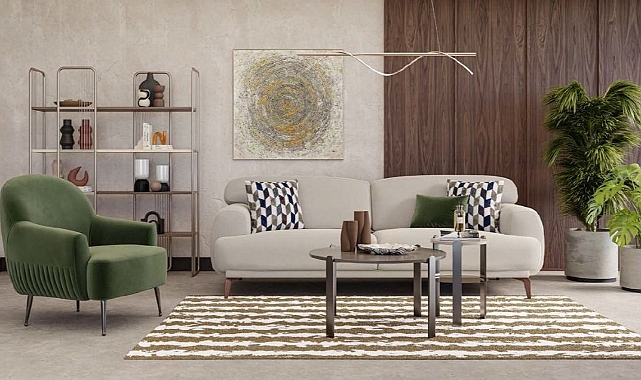 DOĞTAŞ&#039;tan bend koltuk takımı koleksiyonu; sade ve romantik tasarım