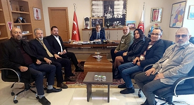 İnternet Gazetecileri Başkan Önder'i ziyaret etti