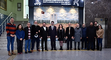 İnternet gazetecileri ÇOMÜ'yü ziyaret etti