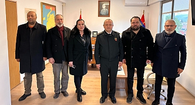 İnternet Gazetecileri Jandarma Komutanlığını ziyaret etti