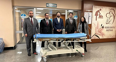 Sosyal Sorumluluk Proje Koordinatörlüğü'nden Devlet Hastanesi'ne destek