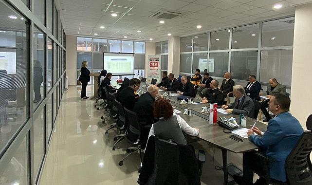 112 Acil Çağrı Hizmetleri İl Koordinasyon Komisyonu toplantısı yapıldı