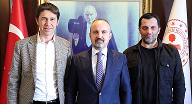 Başkan Taşkın'dan Turan'a teşekkür ziyareti