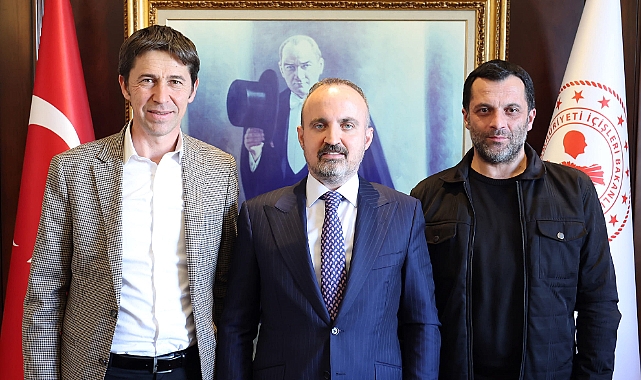 Başkan Taşkın&#039;dan Turan&#039;a teşekkür ziyareti