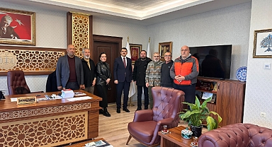 Çanakkale İnternet ve Sosyal Medya Basın Mensupları Derneği, Başsavcı Şahin'i ziyaret etti