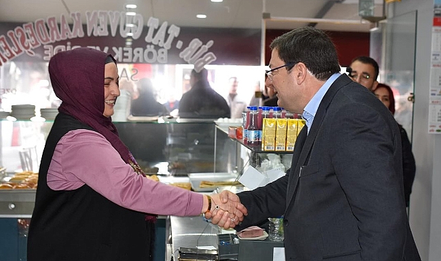 CHP&#039;li Erkek esnaflarla görüşüyor