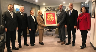 ÇTSO Yönetim Kurulu'ndan Öztürk'e teşekkür ziyareti