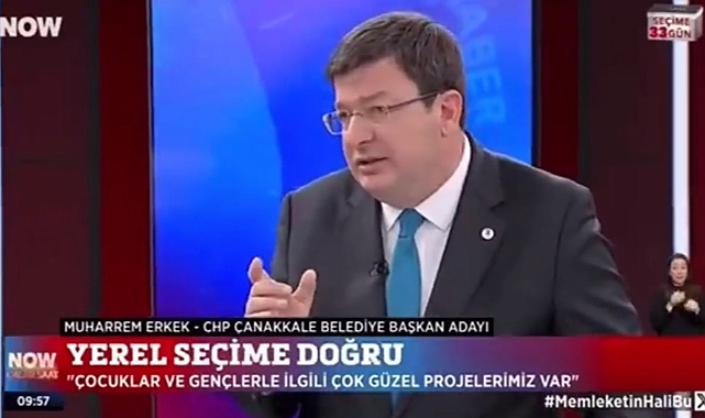 Erkek; &quot;Teknoloji ve bilişimi Çanakkale ile birleştireceğiz&quot;