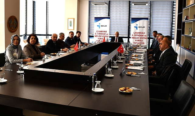İl İstihdam ve Mesleki Eğitim Kurulu toplantısı ÇTSO&#039;da yapıldı