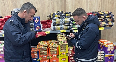 Lapseki'de market denetimi