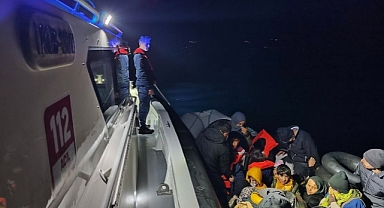 Ayvacık'ta göçmen operasyonu