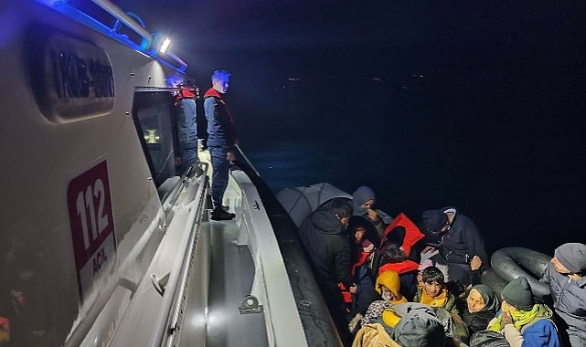 Ayvacık&#039;ta göçmen operasyonu