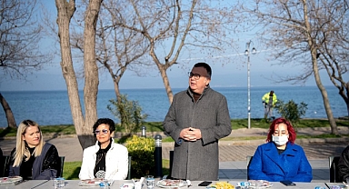 Başkan Arslan kadın emekçilerle buluştu