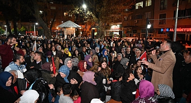 Biga'da Erdoğan'a yoğun destek
