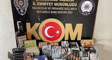 Çanakkale'de kaçak sigara operasyonu