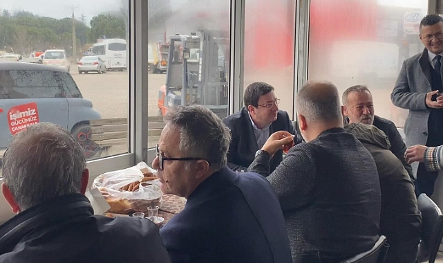 CHP&#039;li Erkek sanayi esnafı ile buluştu