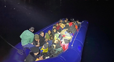 Ezine açıklarında göçmen operasyonu