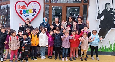 Kepez Belediyesi Çocuk Kültür Evi'nde baharın gelişi kutlandı