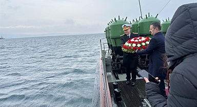 Nusret Mayın Gemisi'nde anma töreni