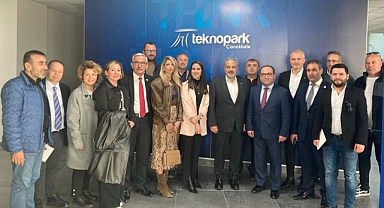 Teknopark'ı gezdiler