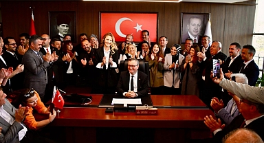 Başkan Alper Şen görevi devraldı