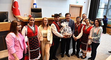 Başkan Erkek, ÇAFAD heyetiyle buluştu