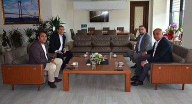 Başkanlar Lapseki Belediyesi'nde buluştu