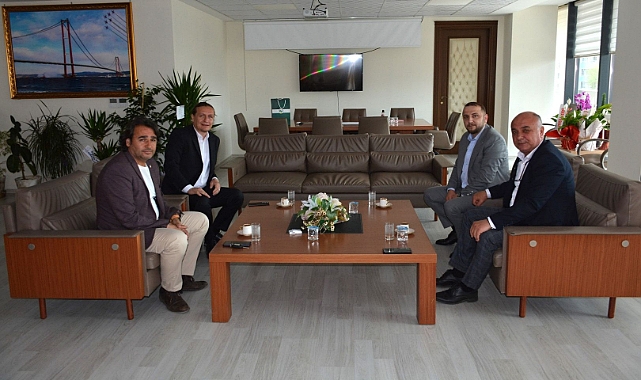 Başkanlar Lapseki Belediyesi&#039;nde buluştu