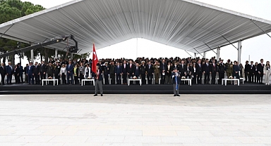 Çanakkale Kara Savaşları'nın 109. Yıl Dönümünde Şehitlerimiz Rahmetle Anıldı