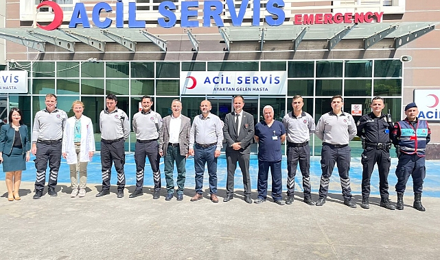 ÇOMÜ hastanesi bayramlaştı