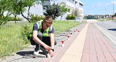 Kent genelinde jeofizik ölçümler sürüyor