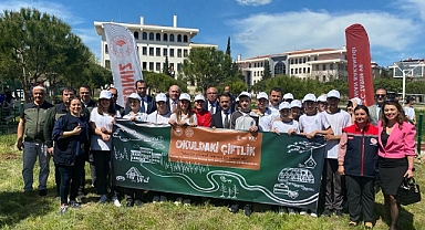 Ömer Mart Ortaokulu'nda anlamlı çevre projesi