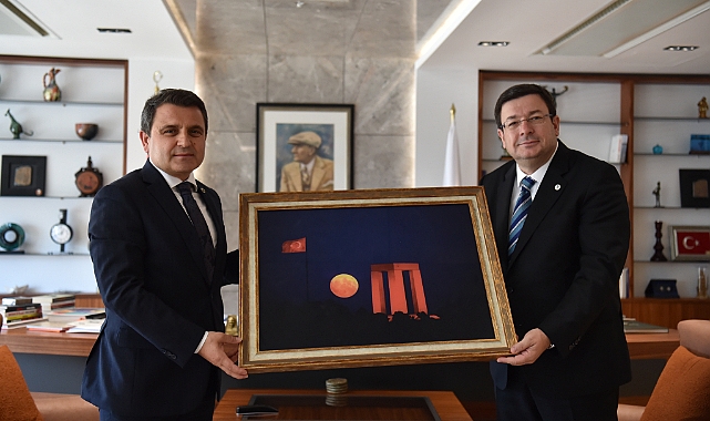 Başkan Erkek konuklarını ağırlıyor