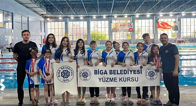 Bigalı yüzücülerden önemli başarı