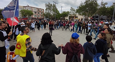 Çanakkale'de 1 Mayıs coşkusu