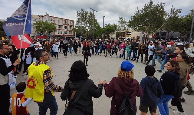 Çanakkale&#039;de 1 Mayıs coşkusu