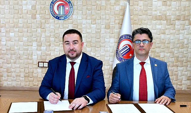 ÇOMÜ&#039;de protokol imzalandı