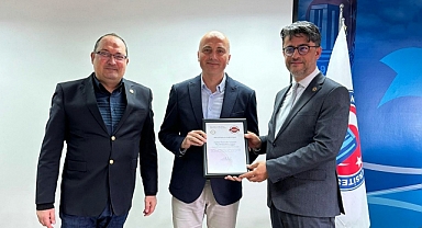 ÇOMÜ enleri belge takdimi yapıldı