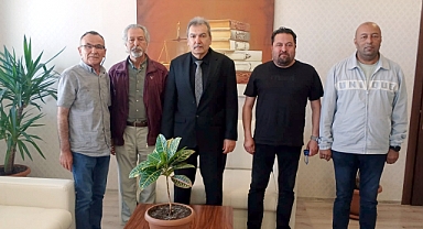 Gazeteciler Başkan Doğan'ı ziyaret etti