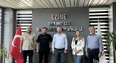 Gazeteciler sanayinin merkezi Ezine OSB'yi ziyaret etti