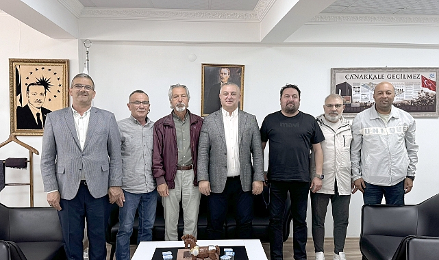 Gazetecilerden Başkan Oruçoğlu&#039;na ziyaret