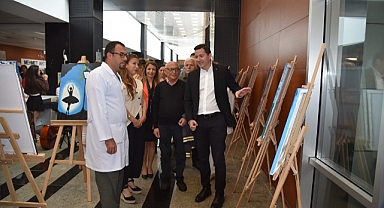 Hastane koridorları renklenecek