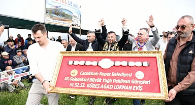 Kepez'in başpehlivanı Ertuğrul Dağdeviren!