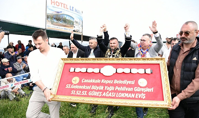 Kepez&#039;in başpehlivanı Ertuğrul Dağdeviren!