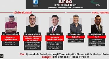 KPSS'ye girecek adaylar için ücretsiz KPSS Genel Tekrar Kampı düzenlenecek