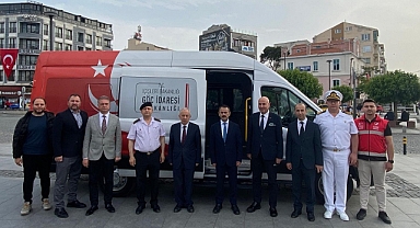 Mobil Göç Noktası araçları Çanakkale'de