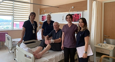 Schomaker, Çanakkale Devlet Hastanesi'ne teşekkür etti!