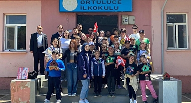 Üniversite öğrencileri Örtülüce Köyü'nde