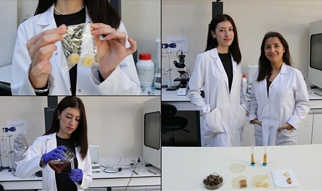 Üniversitede gıda ve çevre dostu ambalaj üretildi